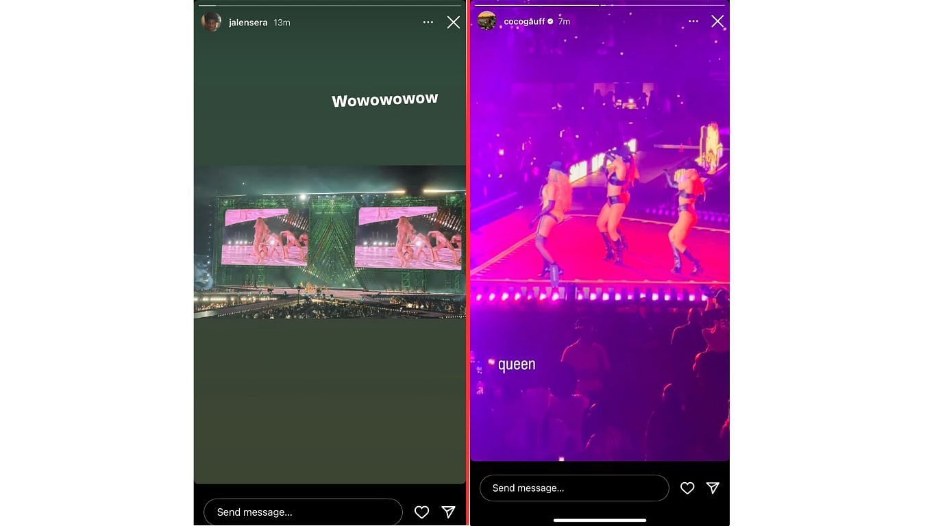 Screengrab from Jalen Sera and Coco Gauff's Instagram @jalensera and @cocogauff
